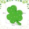 AKEROCK St Patricks Day Decor, Wooden Shamrock Decor for Table, Tiered Tray, Office Desk, Mantle Saint Patricks Day Decorations for the Home, 4 PCS Shamrock Decorations